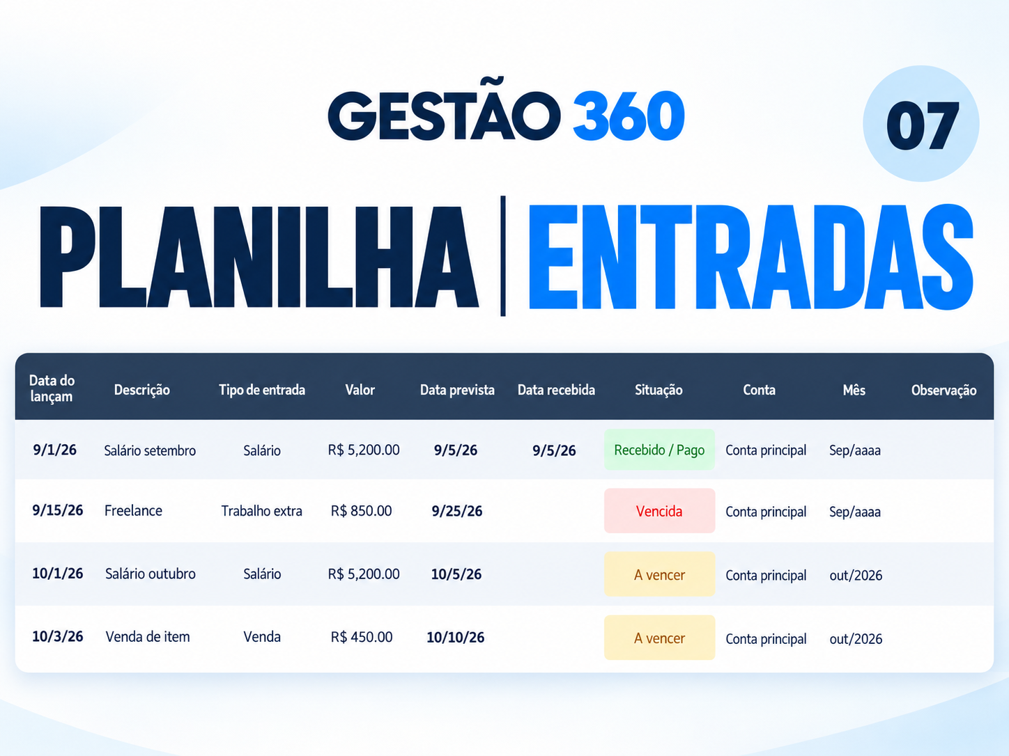 Imagem de Controle Financeiro Pessoal